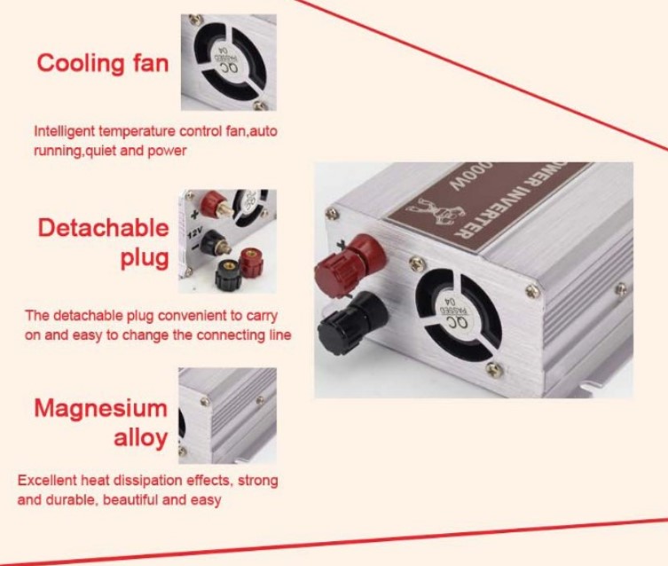 อินเวอร์เตอร์ 1000w 24โวลท์